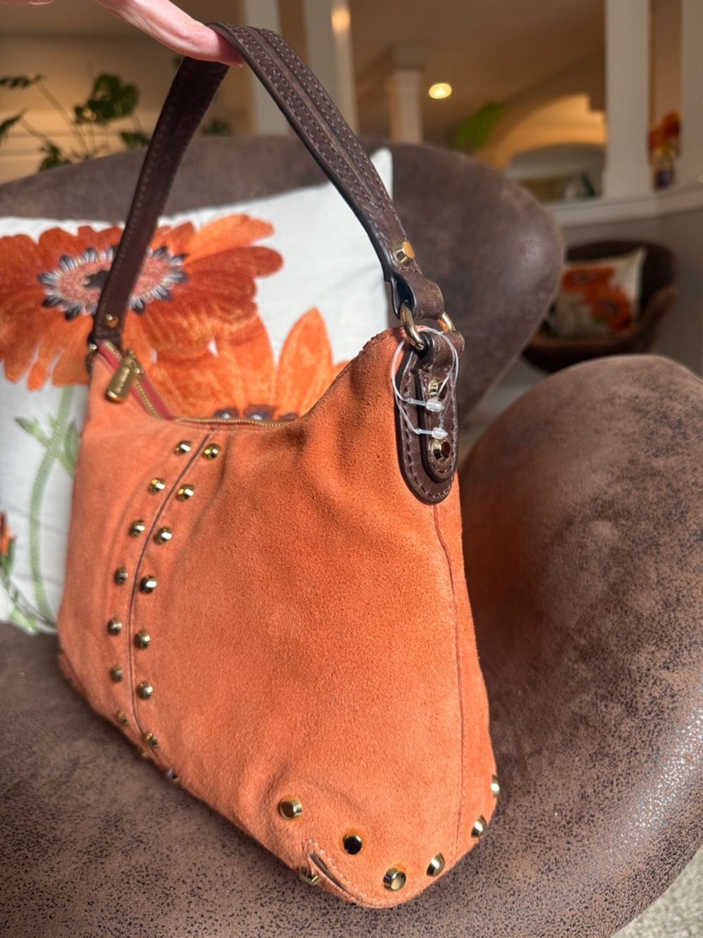 MICHAEL KORS SUEDE BAG - Picture 6 of 15